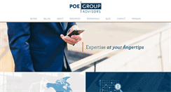 Desktop Screenshot of poegroupadvisors.com